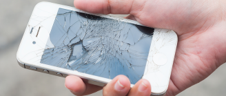 Smartphone cassé